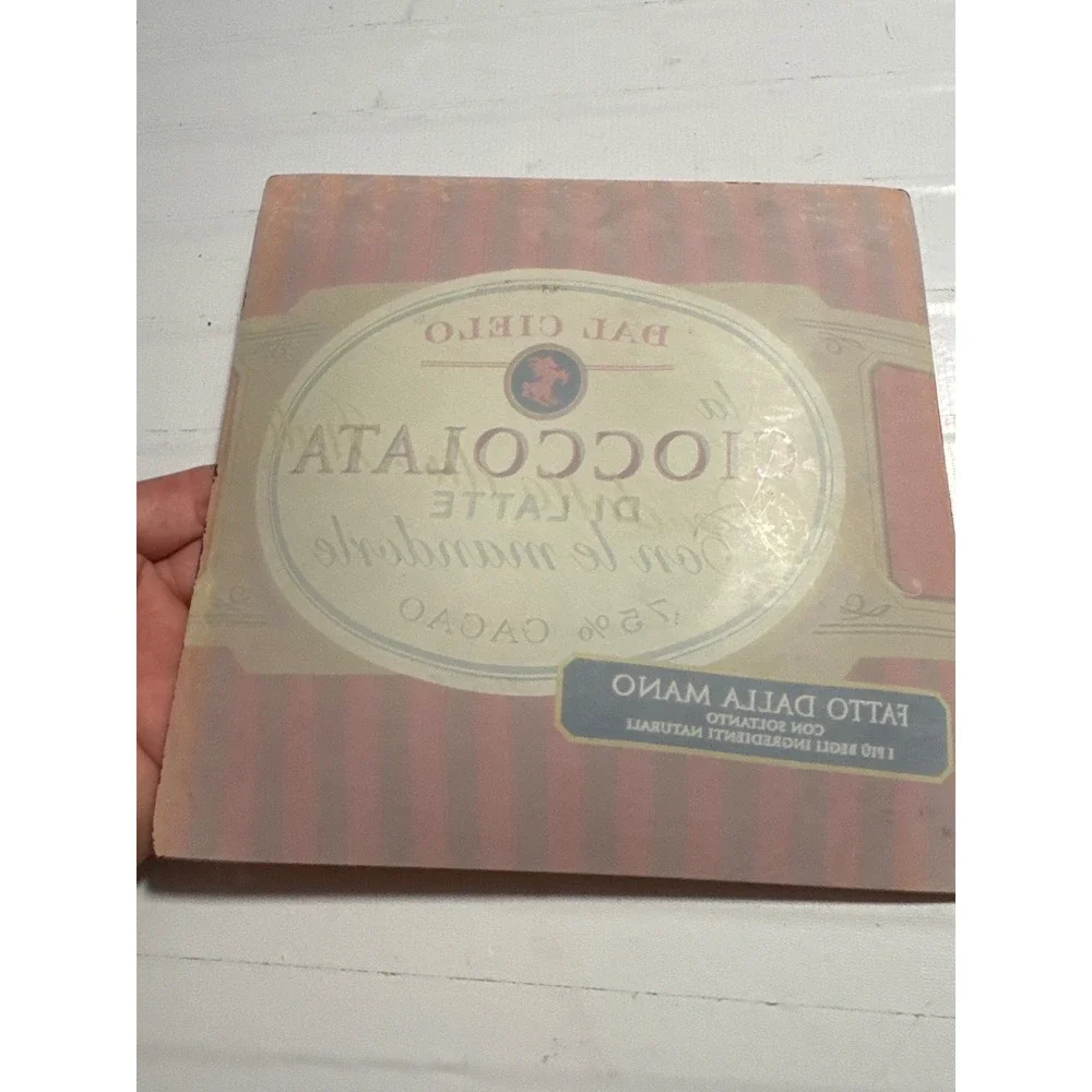 Dal Cielo Glass Trinket Tray Unisex OS Orange‎ Excellent Italian Chocolate Label